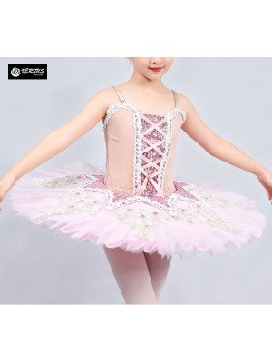 Vestito Tutù Saggio Danza Romantico Bambola Fata Ballet Donna Bambina DANC257